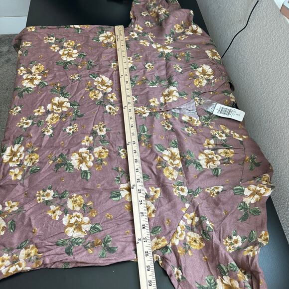 Torrid Tunic 4X Plus Blouse Harper Floral Popover Cottage V Neck Casual NWT - Picture 7 of 9